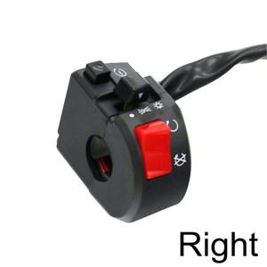 신호 컨트롤러 오토바이 램프 라이트 22MM 경적 핸들 전기 MOTOLOV 버튼 스위치 안개 회전 시작