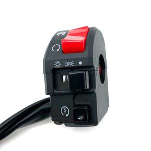 버튼 컨트롤러 라이트 회전 경적 신호 22MM 안개 스위치 시작 전기 핸들 오토바이 램프 범용