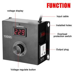 10000W 휴대용 가정용 소형 가변 전압 컨트롤러 속도 온도 조명 조정 가능한 레귤레이터 조광기