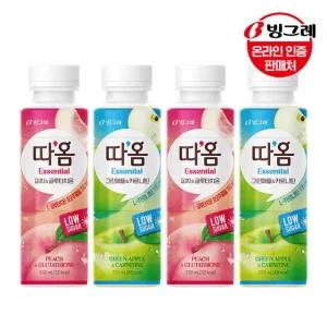 [빙그레] 따옴 에센셜 드링크 2종 330ml 24펫 /로우슈거/저당음료