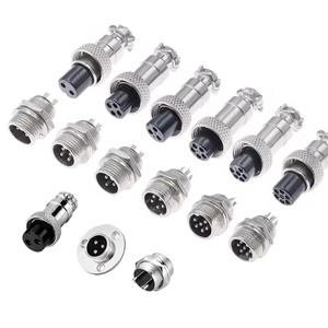 항공잭 항공 단자 써큘러 커넥터 콘넥터 전선 연결 플러그 16mm