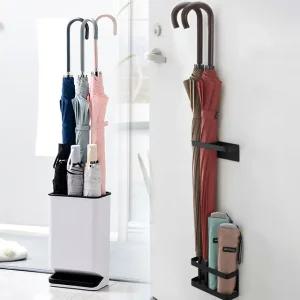 현관문 꽃이 가정용 자석 우산 꽂이 거치대 업소용 현관 4구 6구 신발장 접이식