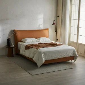 [롯데백화점]헤르짐머 헤르짐머 에보니 천연가죽 호텔 침대 프레임 퀸 Q