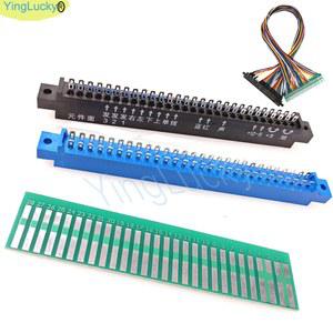 아케이드 Jamma 암 커넥터 골드 핑거 인터페이스 코인 게임 기계 와이어 액세서리 네오 지오 DIY 28Pin