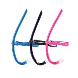 수영 훈련 스노클 센터 마운트 전면 편안한 실리콘 마우스피스 성인 청소년을 위한 주니어 장비