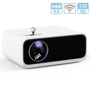 완보 MINI-PRO 미니 LED 빔 프로젝터 HD 720p 고화질 안드로이드 9.0 WIFI 미러링 소형 휴대용 가정용 사무실 캠핑 차박