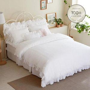 [갤러리아] 엘리아나 바이오워싱 100수 고밀도 면 누비 이불커버 K