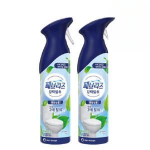 페브리즈 에어 강력탈취 공기탈취제 화장실용 프레시가든 165g 2개