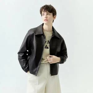 [로보][199,000원 초특가]로보 베지터블 램스킨 카라 자켓