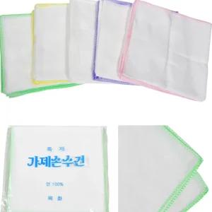 심플 가제수건/베이직/데일리/유아/아동/순면/거즈/손수건/가재/신생아/이유식용/어린이집