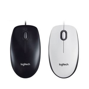 패드증정 로지텍 M100R USB 유선 광 마우스 블랙