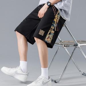 빅사이즈 남성여름바지 칠부바지 바지 남자냉장고 스판