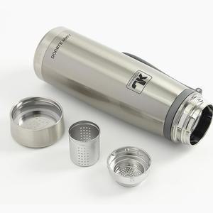 스텐 대용량 잎차 티 보온병 물병 1L 실버 보냉텀블러 북미스타벅스