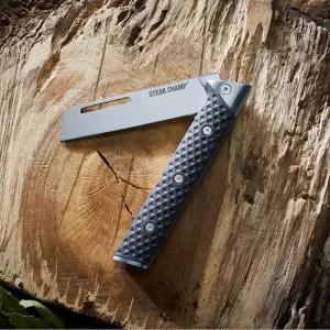 [스테이크챔프] 셰프 야외용 캠핑용 접이식 칼 12cm