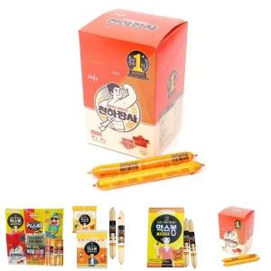 진주 천하장사 오리지날 980g(28g x35입)(1타 35개입) 25.05.15(제조+120일)/탕비실/간식/어린이/어른/소풍