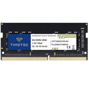 타임텍 8GB DDR4 2666V DS 싱글 업그레이드 PC 1 노트북 PC4 모듈 2666MHz 랭크 M 컴퓨터 메모리 핀 CL19 버퍼링 260 SO RAM ECC RQ 2V Q2 비 1Rx8