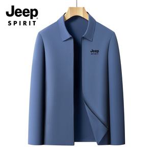 JEEP 지프 남성 여름 자켓 중년 남자 얇은 바람막이 코트