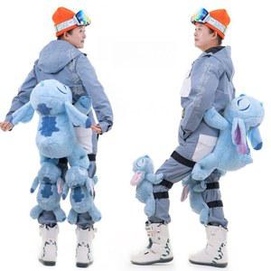 스노우보드 스키 엉덩이 무릎 캐릭터 귀여운 보호대 인형 보호대세트