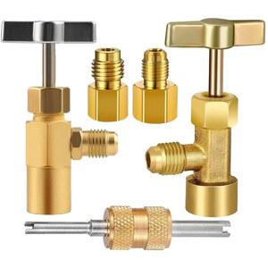 볼티젠 R134A는 자동차 에어컨 시스템 리필을 위해 냉매 탱크 어댑터로 밸브를 탭, R134A 자체 밀봉 및 천공할 수 있습니다