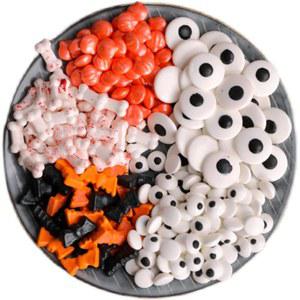 안구 베이킹 눈알 할로윈케이크 젤리 크리스마스 16개 왕눈이 디저트 16개입 장식 데코 색깔의 20G