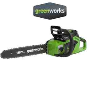 그린웍스40V충전체인톱 충전식 소형 무선 전동톱 전기톱 기계만