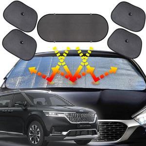 [MEI9P795_56]차박커튼 햇빛가리개 카니발KA4 6종세트