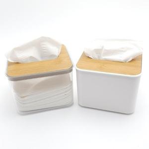 우드 사각 티슈 케이스 2색상 식당 매장 냅킨 화장지 미니 휴지 정사각