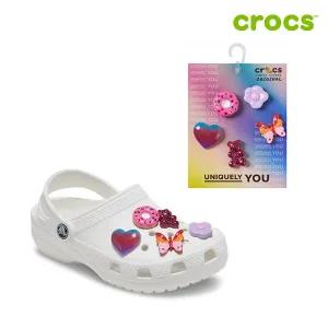 [크록스]핑크와 보라 지비츠 5개 세트 10013519