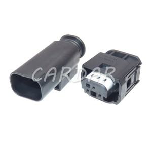 BMW 벤츠용 자동차 압력 스위치 냉기 압력 센서 소켓 밀폐형 스로틀 페달 플러그 1452049-1 1 세트 3 핀 1-