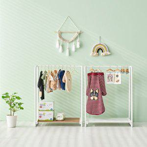 [아이템톡]멍뭉이 아기 옷정리 선반 행거 국내생산