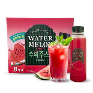 [수박100%] 첨가물 없는 HPP 생 수박주스 8개입(330ml x 8개)