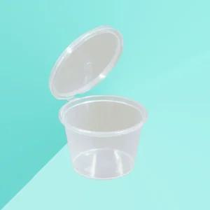 PP 소스용기 일체형 HC 70파이 105ml (4온스) 1000개 투명