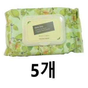 더페이스샵 허브데이 클렌징 티슈 70매 5개