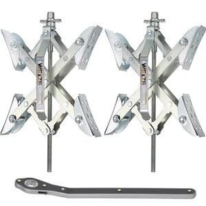 BAL 28012 X초크 트레일러 안정 카라반 2개입 고정