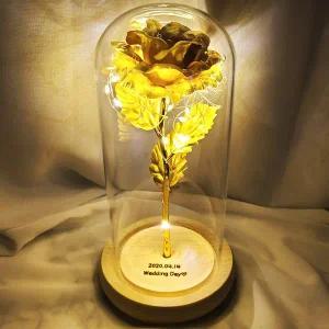 무료각인 금 꽃 장미 무드등 여자친구 아내 와이프 결혼기념일 선물 생일선물