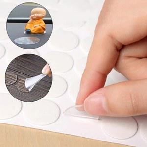 투명 양면 테이프 직경 5mm 40mm 원형 분리형 추적없는 젤 매트 고정 항목 용 초강력 스티커