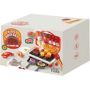 상상플레이 지글지글 리얼 캠핑 분위기 장난감 바베큐그릴+28개 구성품 세트 수업교구 어린이 선물