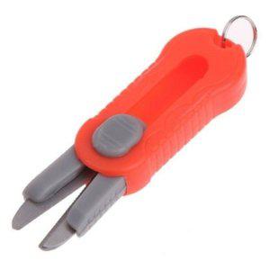 고품질 레저쪽가위 낚시용 안전 미니 쪽가위 주황 (WFHI57S)