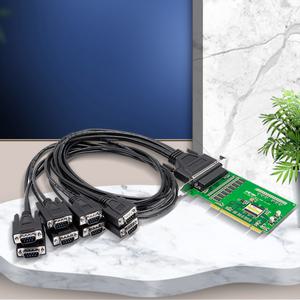 UOTEK 산업용 PCI-RS-232 직렬 RS232 8 포트 고속 DR62 컨버터 DB9 커넥터 UT-768