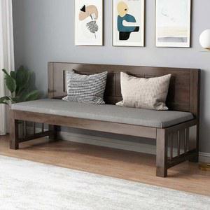 등받이 벤치의자 3인용 긴의자 4인 식당 패브릭 가죽 튼튼한 1 2m 55