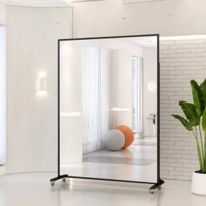 이동식 전신거울 바퀴달린 프레임 대형 드레스룸