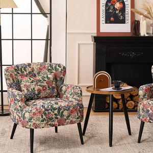 빈티지 소파 1인용 의자 거실 엔틱 포인트 인용 편안한