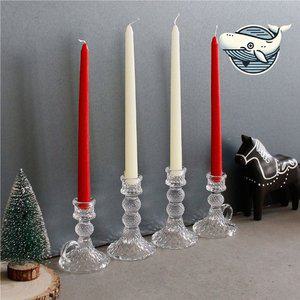 고품질 크리스탈 촛대 고급 유리 인테리어 소품 크리스탈촛대 인테리어앤틱소품 빈티지캔들홀더 (WFH6VA3)