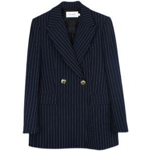 세트 스트라이프 여자줄무늬자켓 리우씨앤씨