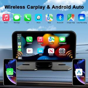 6인치 휴대용 멀티미디어 범용 터치스크린 카플레이 차량용 음악 라디오 플레이어 무선 GPS 스크린 네비게이션 안드 오토