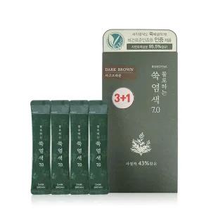 [NS홈쇼핑]베네자임 물로하는 쑥염색7.0 다크브라운 [10gx4]기획세트[35254238]