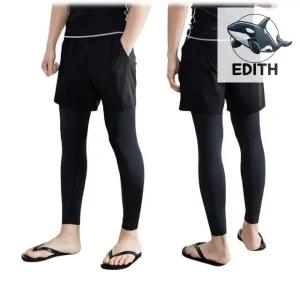 조절 가능한 남성 레깅스 반바지 4부 수준 (WFH4DLH)