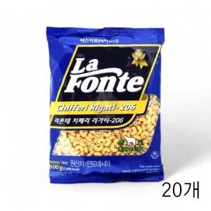 라폰테 치페리 리가티-206 마카로니 500g X20개 건면 (WFGUFSA)