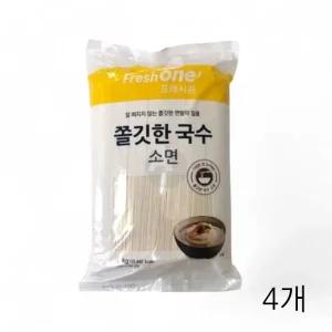 프레시원 쫄깃한 국수 소면 3kg X 4개 건면 찰진국수 (WFGVD8M)