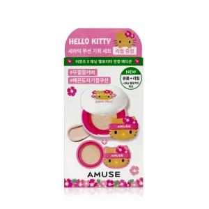 어뮤즈 태닝키티 세라믹 스킨 퍼펙터 쿠션 [본품+리필] - 쿠션팩트 R